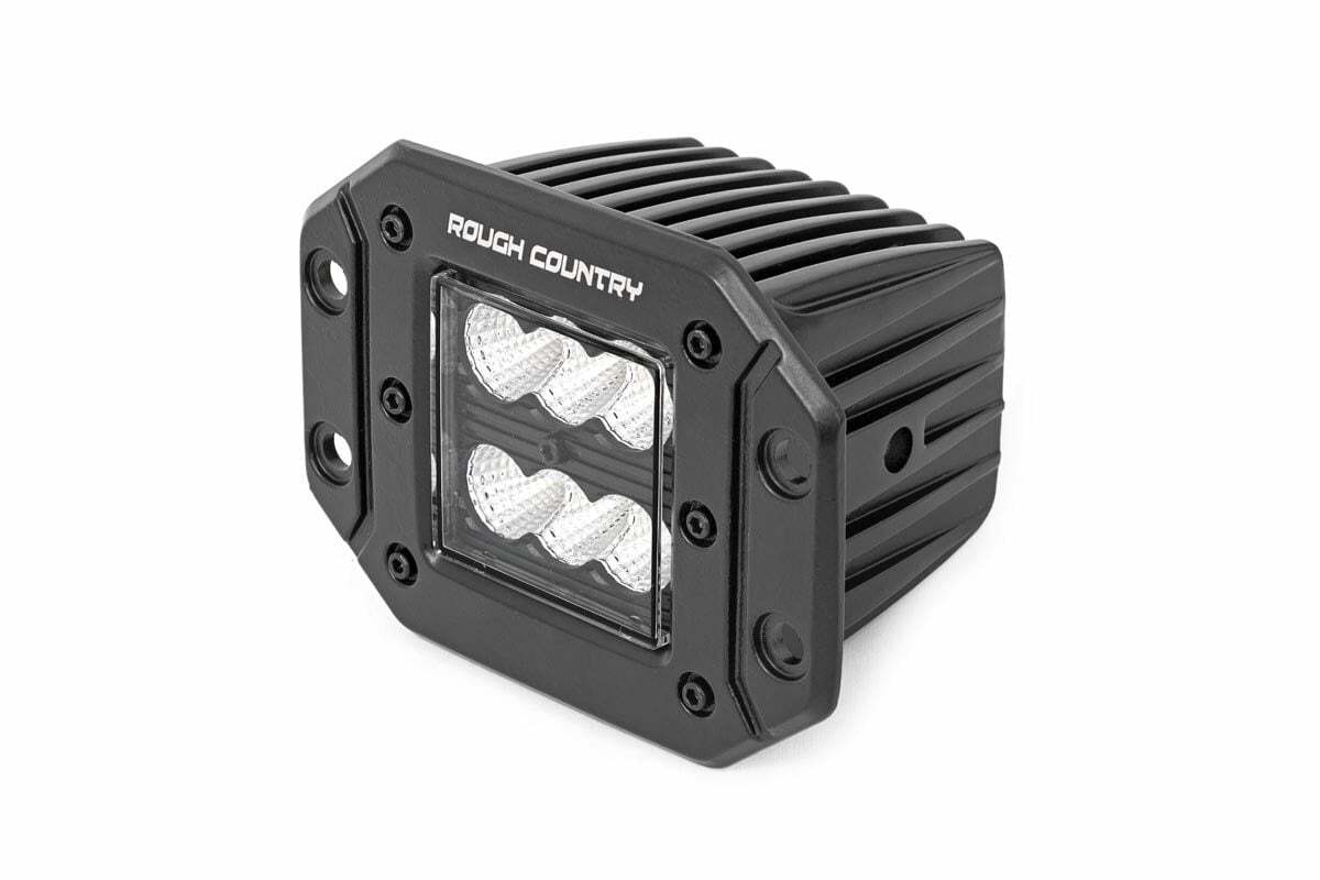 2 Inch Black Series LED Light Pods; Spot; Flush Mount 70803BL