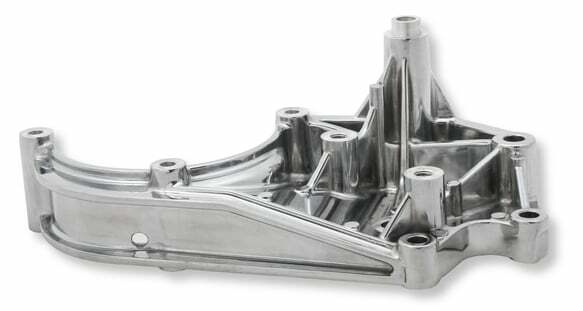 Holley performance fuel system component polished