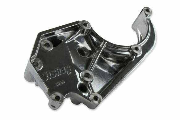 Holley performance fuel system component polished