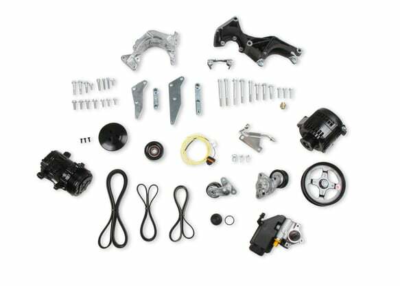 Holley performance fuel system component polished