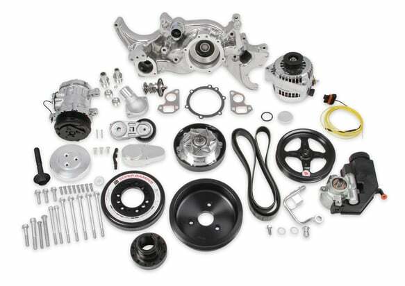 Holley performance fuel system component polished
