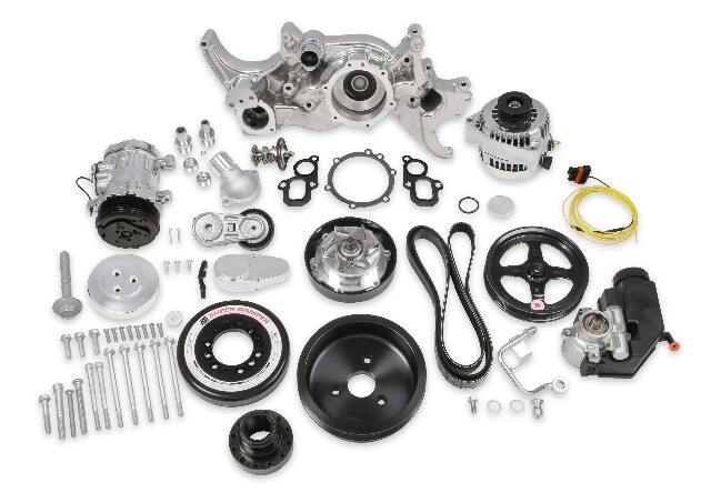 Holley performance fuel system component polished