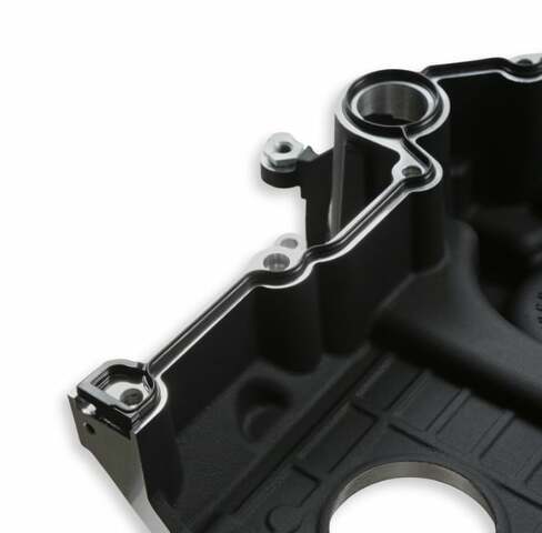 Holley performance fuel system component for 1974-1993 Dodge black