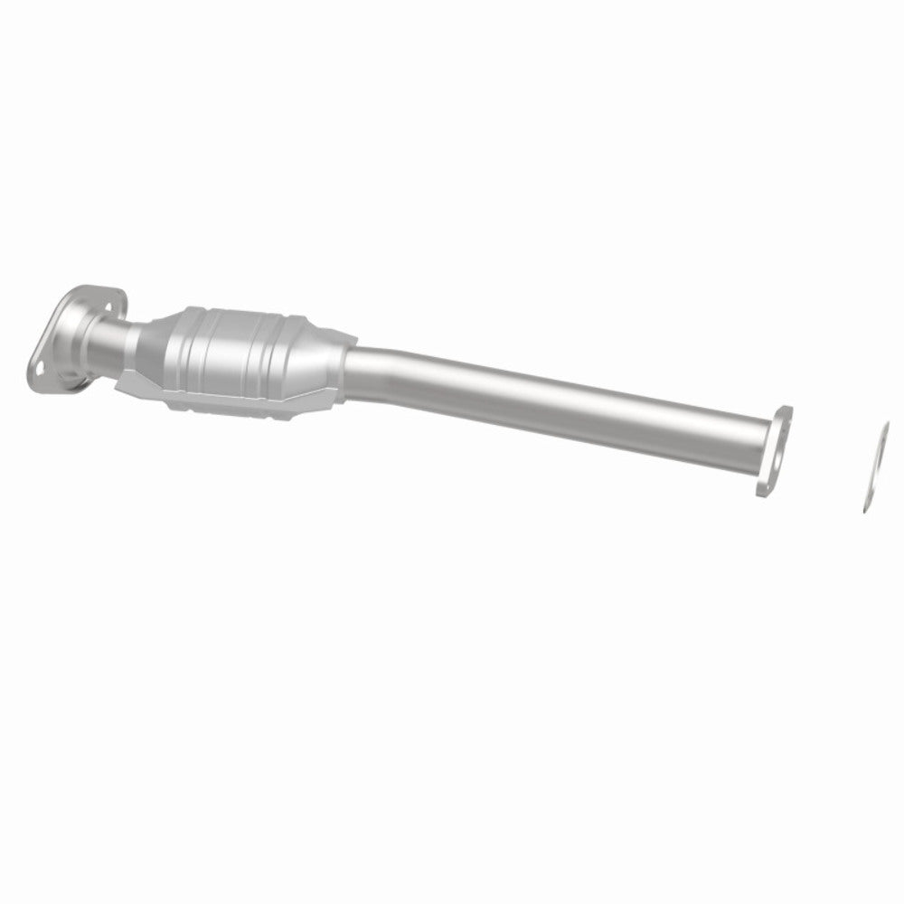 MagnaFlow direct-fit catalytic converter fits 2000-2002 Mercury Cougar, 1998-2000 Ford Contour, and more, this and 2000-2002 Mercury Cougar stainless steel Federal EPA compliant OB