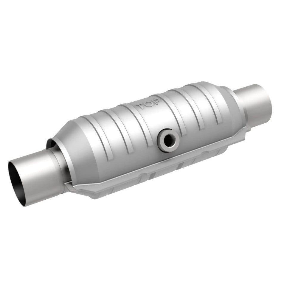 MagnaFlow universal catalytic converter 2 inch inlet/outlet stainless steel CARB compliant 418054