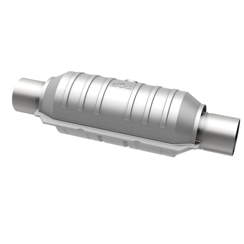 MagnaFlow universal catalytic converter 2 inch inlet/outlet stainless steel CARB compliant 418054