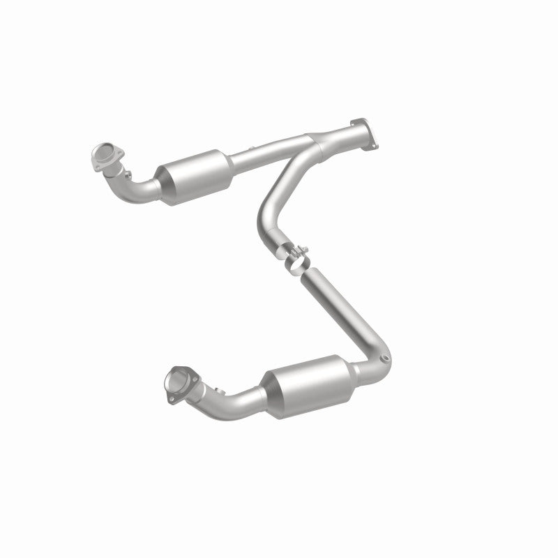 MagnaFlow direct-fit catalytic converter fits 1999-2000 Chevrolet Tahoe, 1997-2000 GMC Yukon, and additional vehicles. Hardware is included to eliminate the hassle of working with