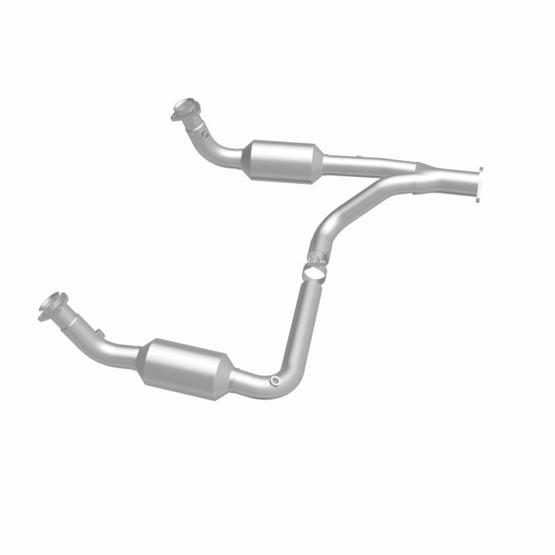 MagnaFlow direct-fit catalytic converter fits 1999-2000 Chevrolet Tahoe, 1997-2000 GMC Yukon, and additional vehicles. Hardware is included to eliminate the hassle of working with