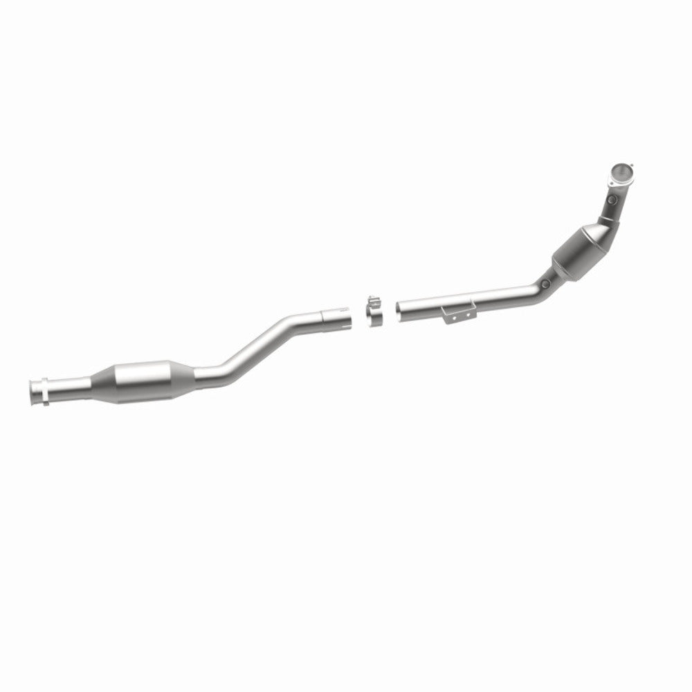MagnaFlow direct-fit catalytic converter fits 2000 Mercedes-Benz S500, 2000 Mercedes-Benz S430, and more, this and 2000 Mercedes CL500 5.0L stainless steel CARB compliant 444314