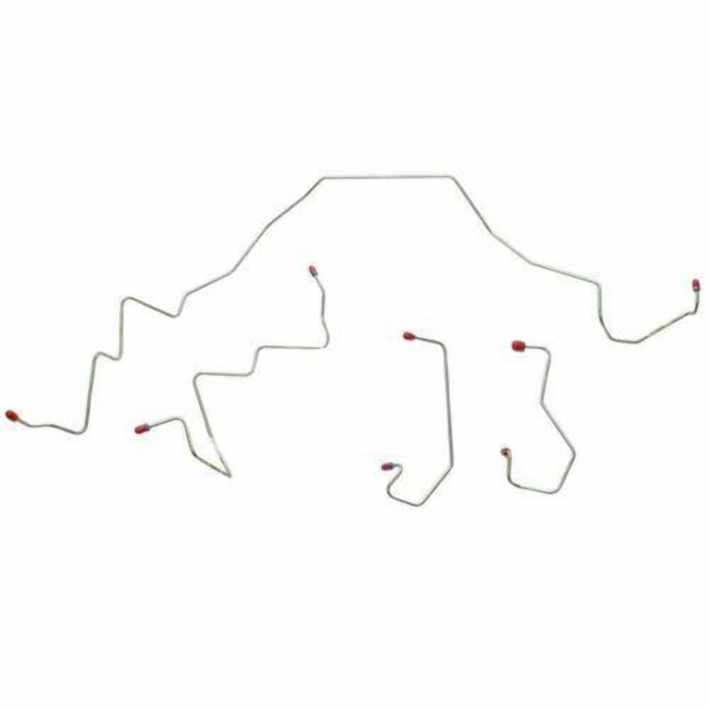 Front Brake Line Kit for 2001-2004 Ford F-150 2WD disc brakes stainless steel
