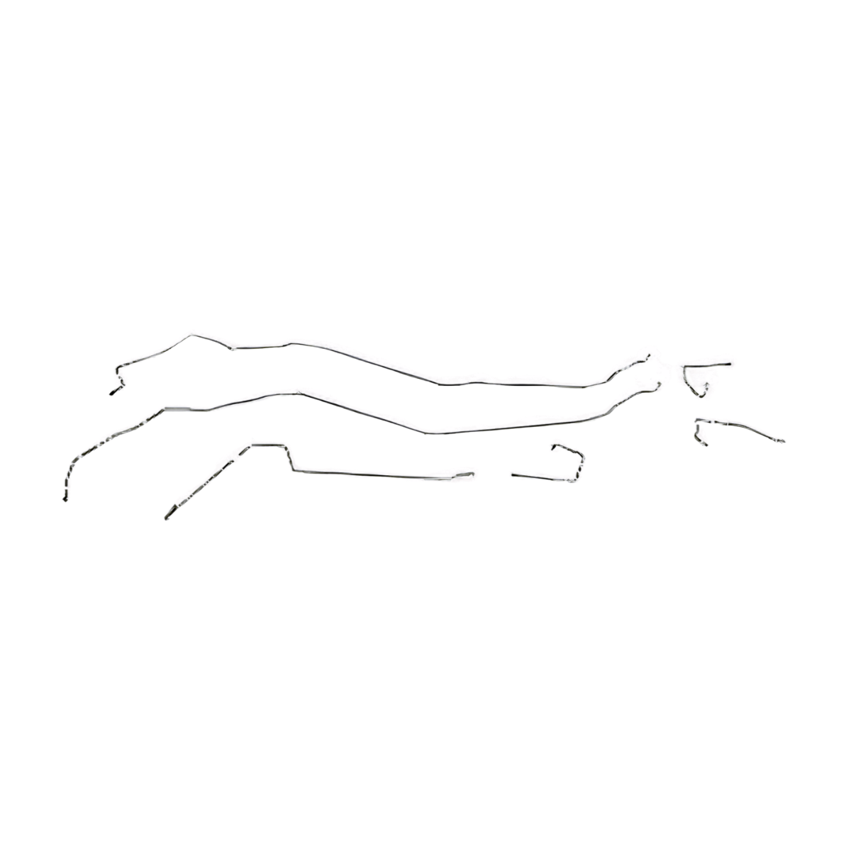 Brake Line for 2001-2004 Ford Escape Intermediate AWABS ABS stainless steel