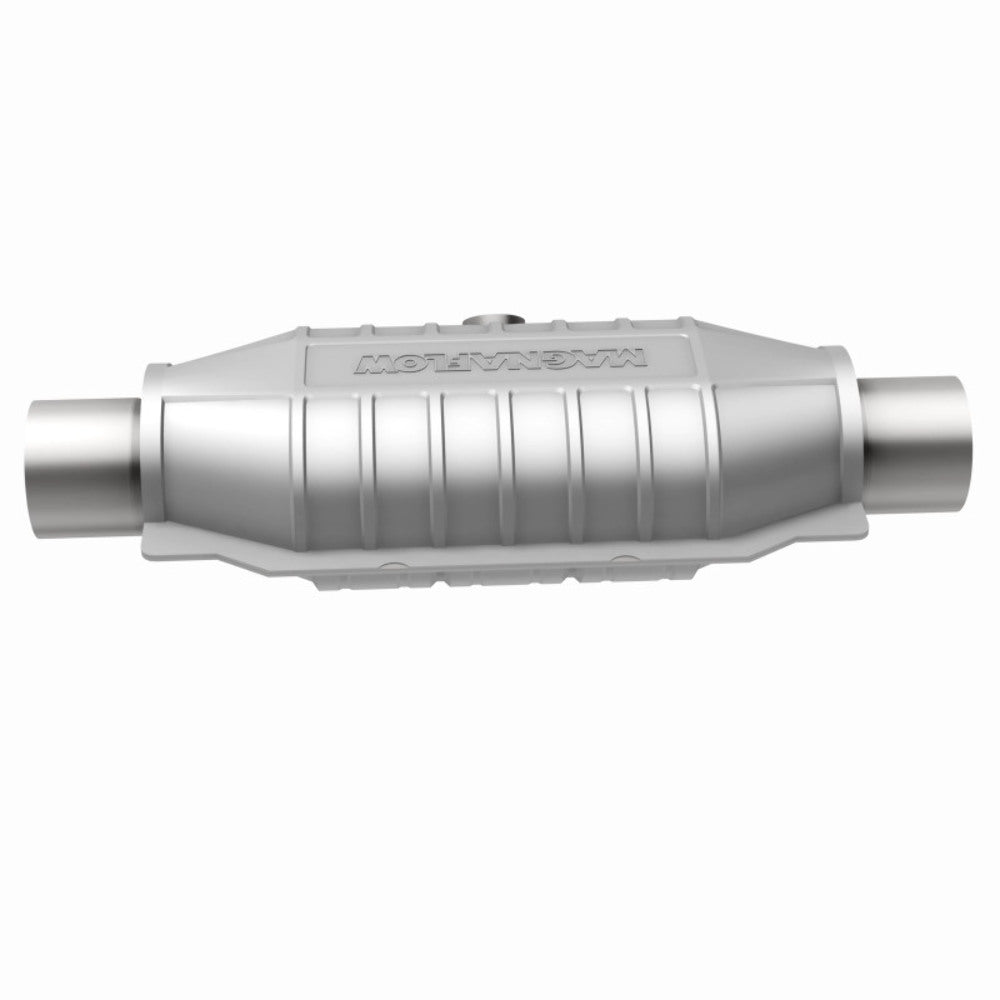 MagnaFlow universal catalytic converter 2.5 inch inlet/outlet stainless steel CARB compliant 457056