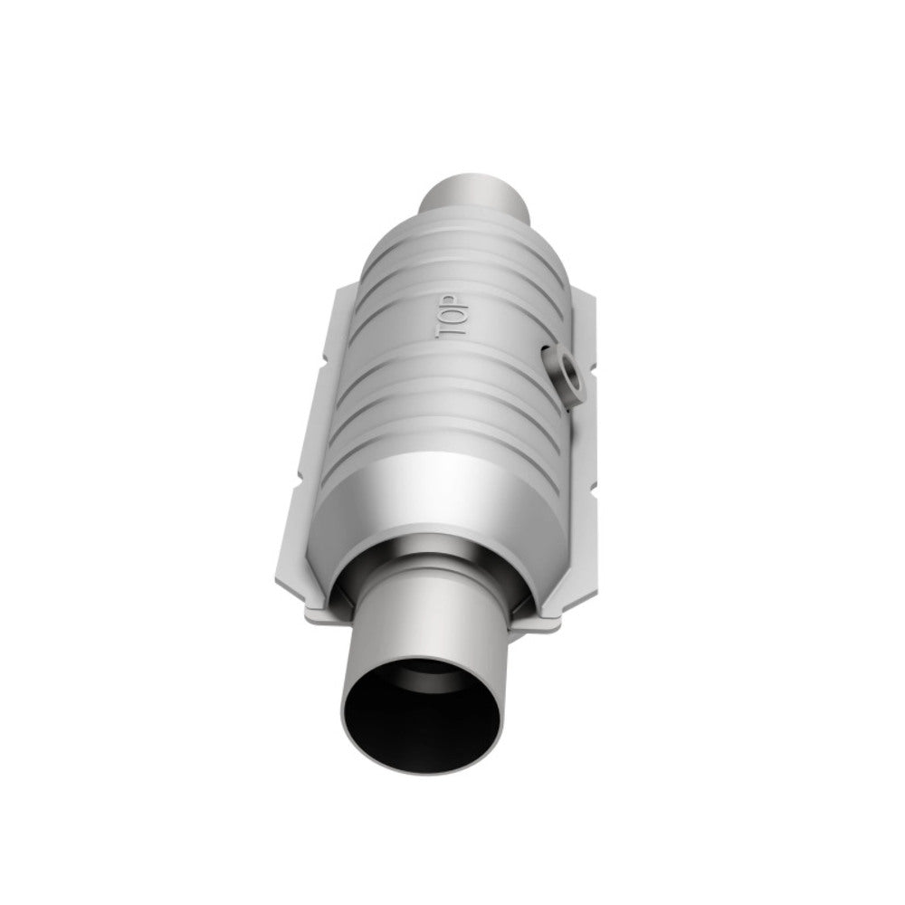 MagnaFlow universal catalytic converter 2.25 inch inlet/outlet stainless steel CARB compliant 441355