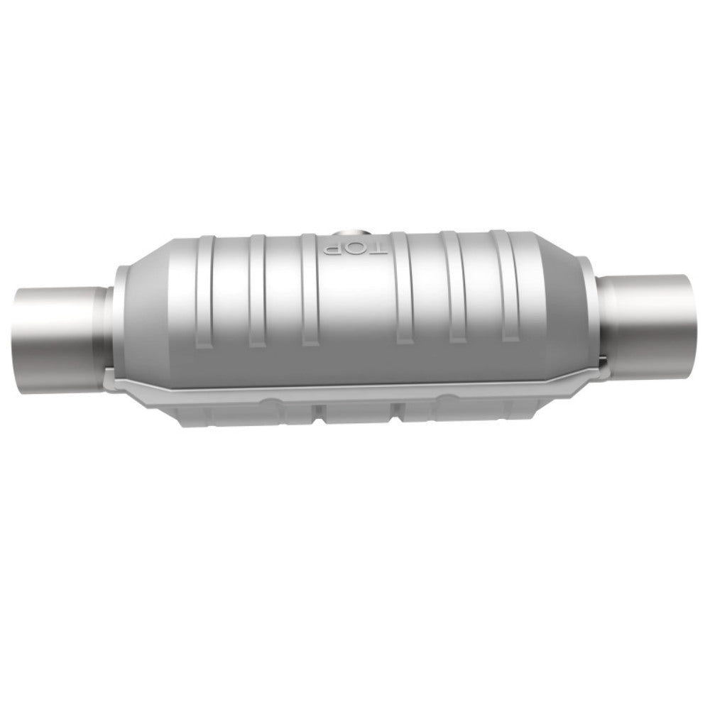 MagnaFlow universal catalytic converter 2.5 inch inlet/outlet stainless steel CARB compliant 441356