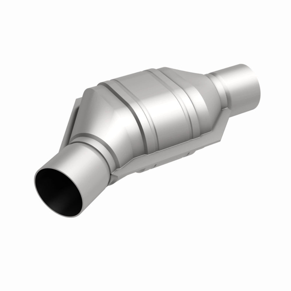 MagnaFlow universal catalytic converter 2 inch inlet/outlet stainless steel CARB compliant 444074