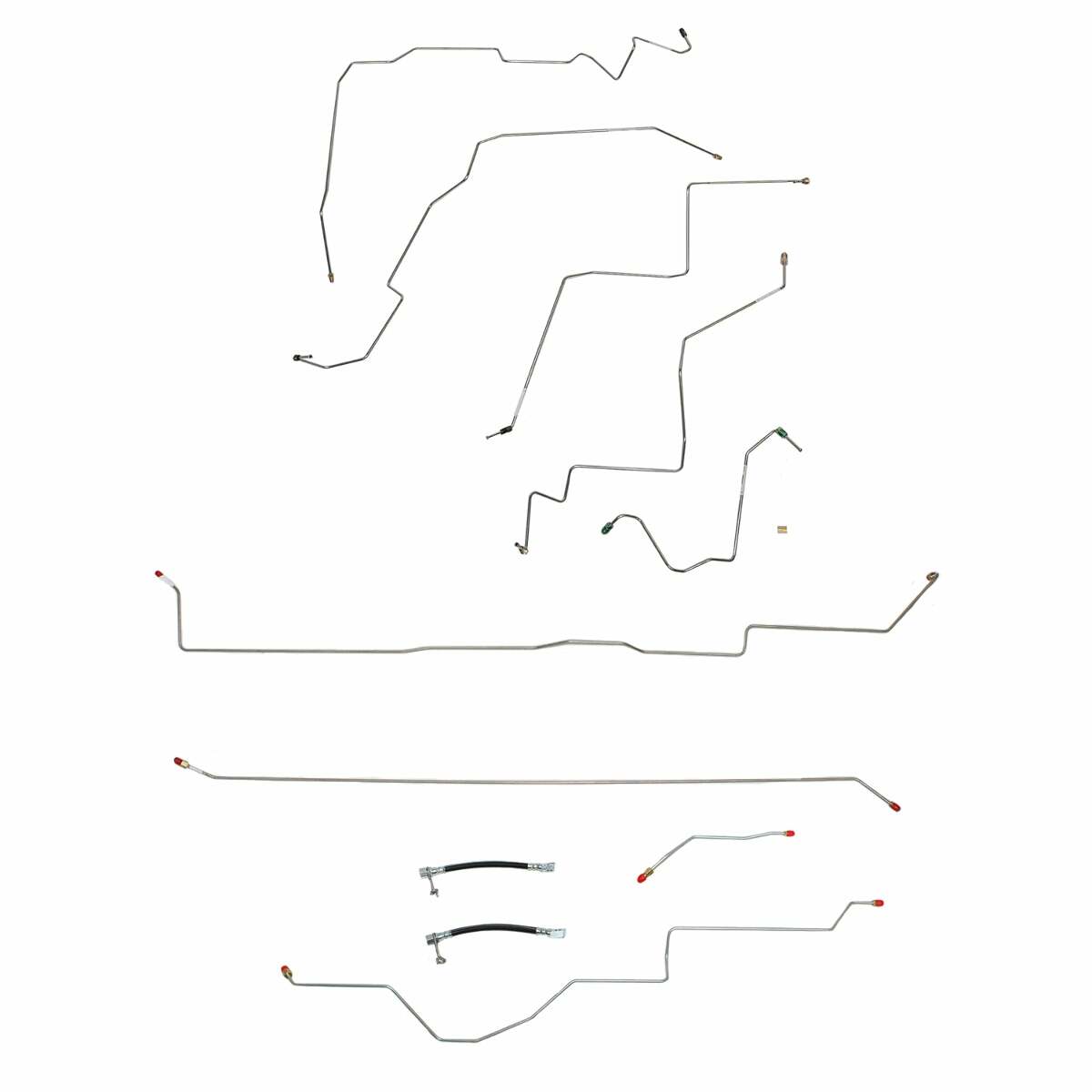 Brake Line Kit for 2002-2005 Dodge Ram 1500 ABS 4WD disc brakes stainless steel