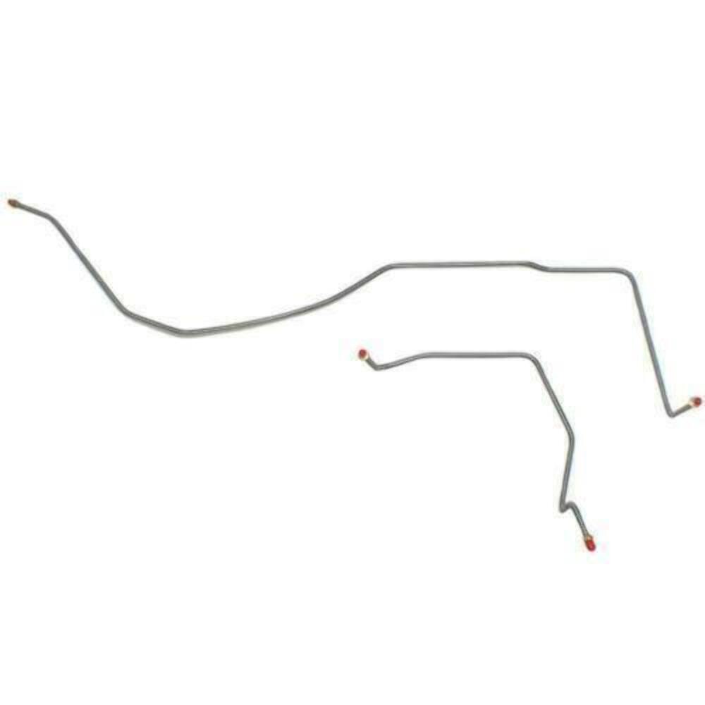 Brake Line for 2002-2005 GMC Sierra Rear Axle Lines w/ Quadrasteer Set stainless steel