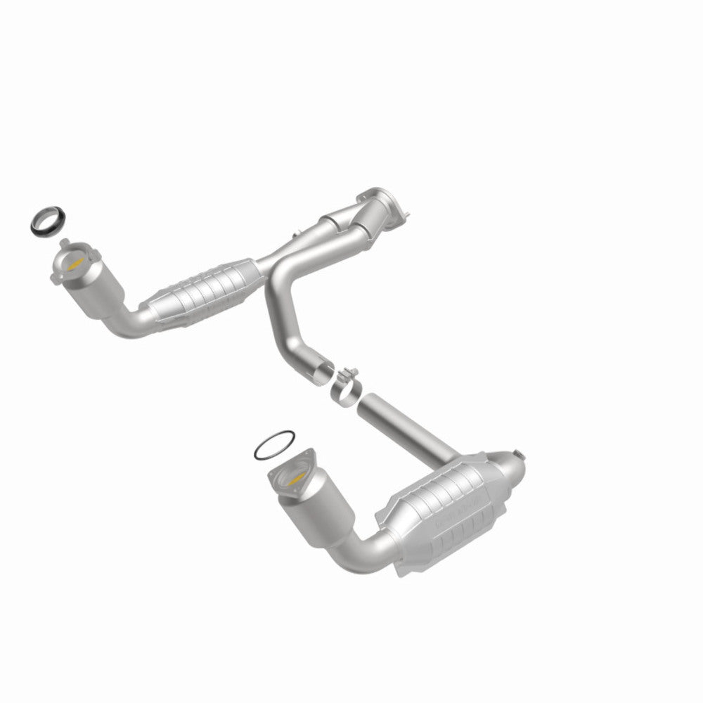 MagnaFlow direct-fit catalytic converter for 2001-2002 Chevy Silverado stainless steel CARB compliant