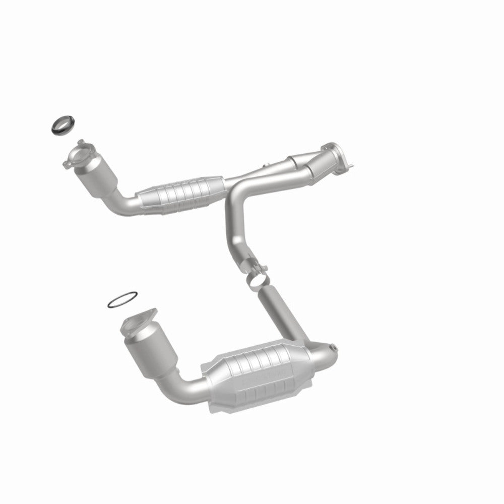 MagnaFlow direct-fit catalytic converter for 2001-2002 Chevy Silverado stainless steel CARB compliant
