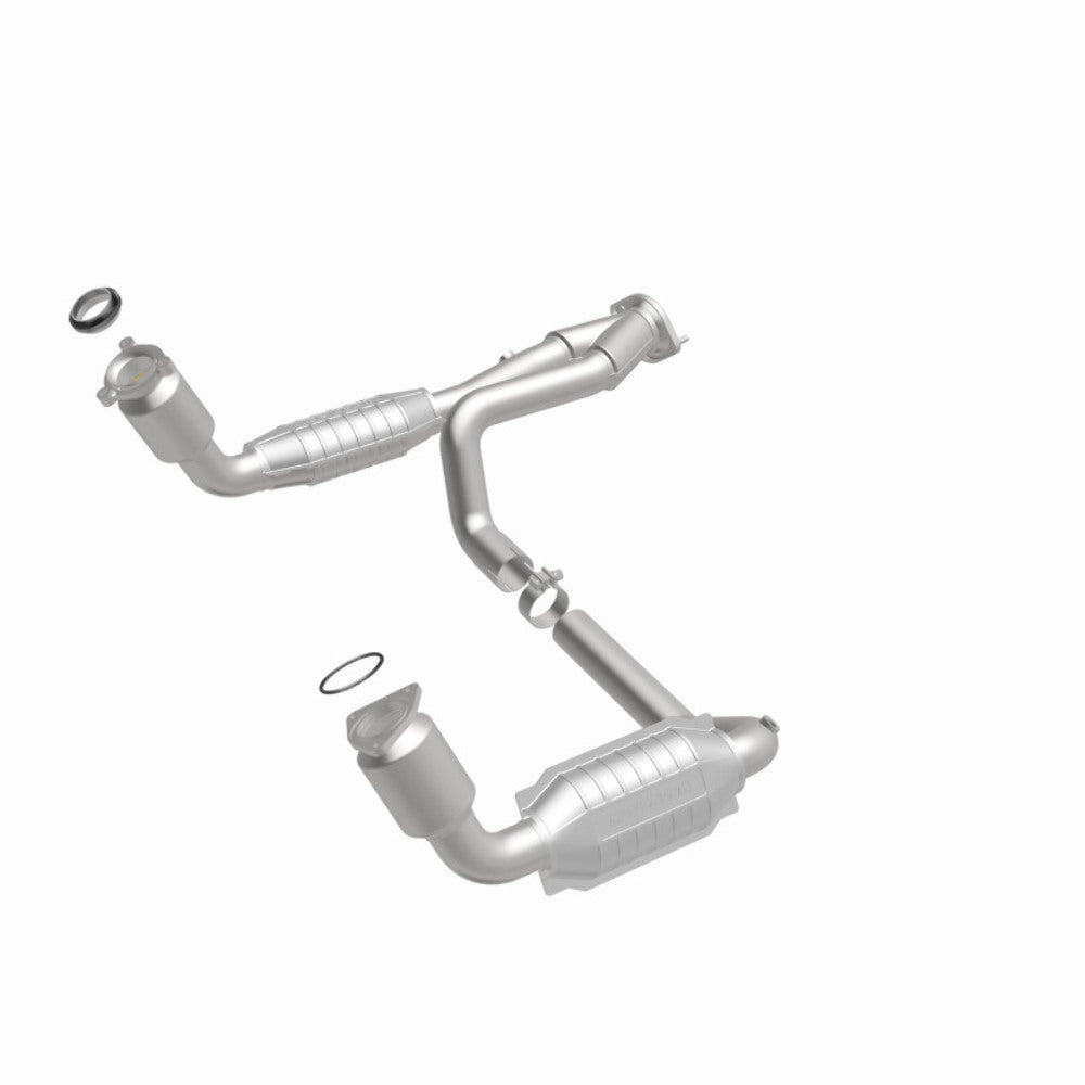 MagnaFlow direct-fit catalytic converter for 2001-2002 Chevy Silverado stainless steel CARB compliant