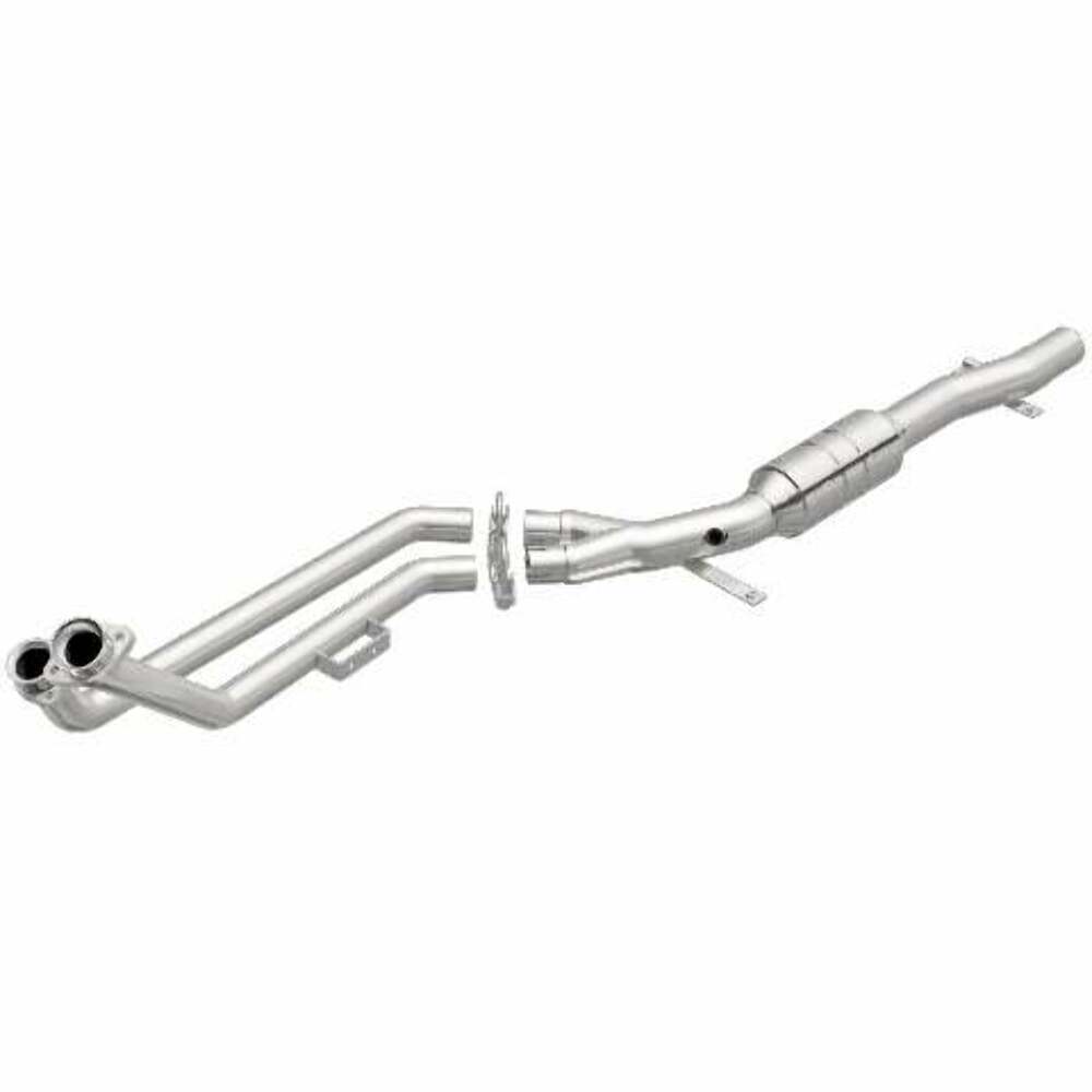 MagnaFlow direct-fit catalytic converter fits 2002 Mercedes SL600 passenger side passenger side stainless steel CARB compliant 24015