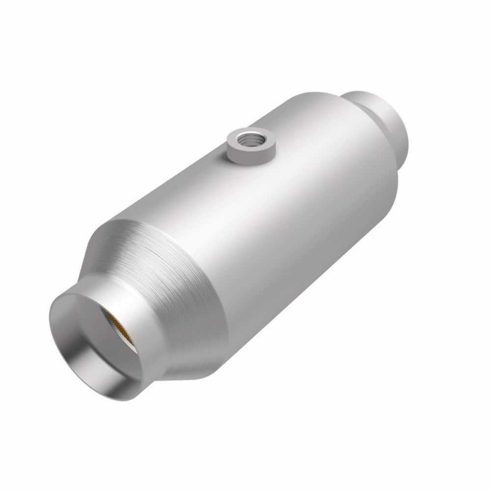 MagnaFlow universal catalytic converter 2.5 inch inlet/outlet stainless steel CARB compliant 5551356