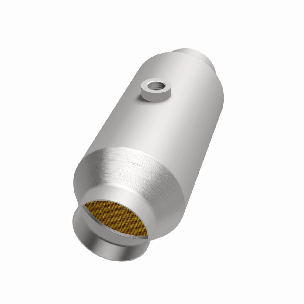 MagnaFlow universal catalytic converter 2.5 inch inlet/outlet stainless steel CARB compliant 5551356