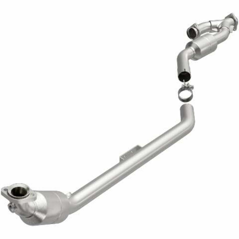 MagnaFlow direct-fit catalytic converter fits 2003-2005 Mercedes-Benz CLK320 3.2L and 2003 Mercedes CLK320 3.2L stainless steel CARB compliant OBDII 51582