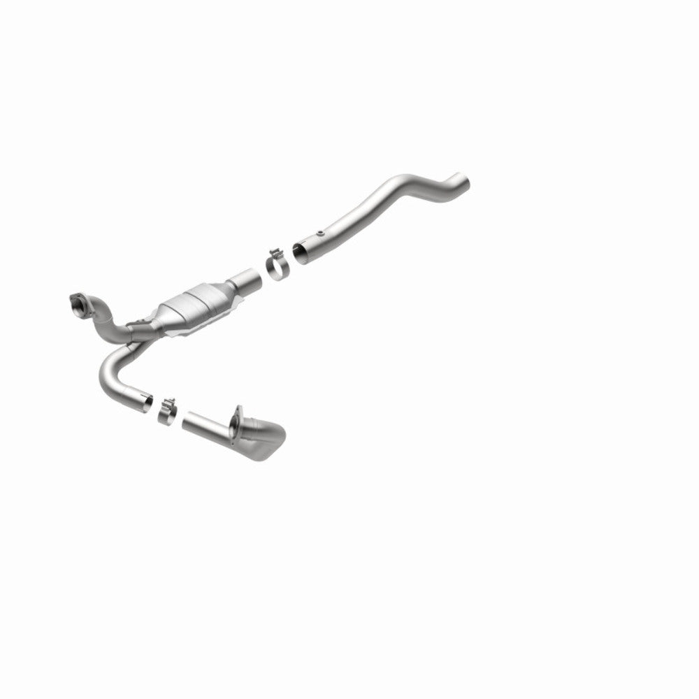 MagnaFlow direct-fit catalytic converter fits 2003 Dodge Ram 1500 5.7L and 2003 Ram 1500 5.7 2WD 5.7 inch inlet/outlet stainless steel Federal EPA compliant OBDII 93416