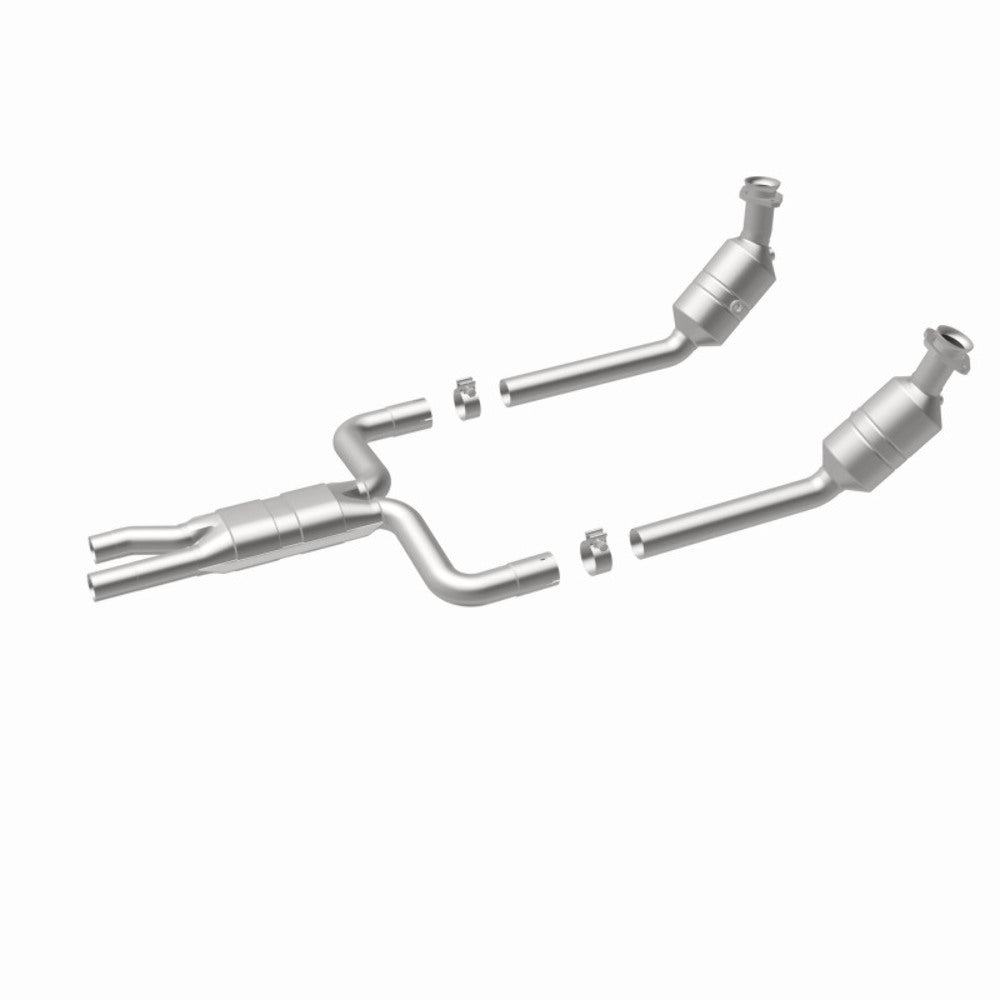 MagnaFlow direct-fit catalytic converter fits 2003-2004 Ford Thunderbird and Lincoln LS, this and 2003 THUNDERBIRD 3.9L stainless steel CARB compliant OBDII 52099