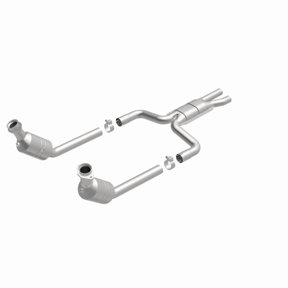 MagnaFlow direct-fit catalytic converter fits 2003-2004 Ford Thunderbird and Lincoln LS, this and 2003 THUNDERBIRD 3.9L stainless steel CARB compliant OBDII 52099