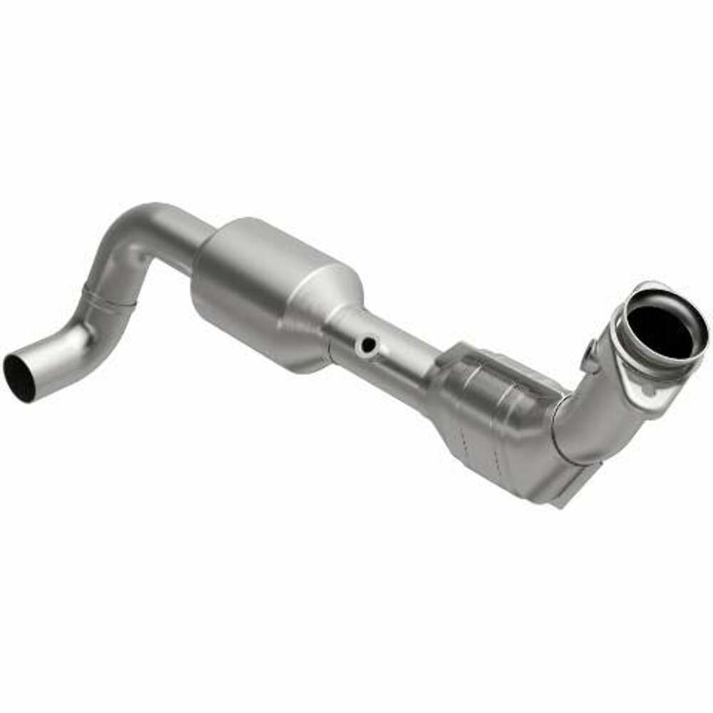 MagnaFlow direct-fit catalytic converter for 2004-2006 Ford F-150 4.6 inch inlet/outlet stainless steel CARB compliant OBDII 52449