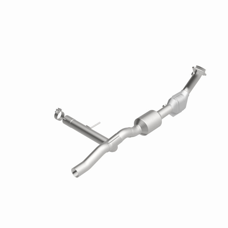 MagnaFlow direct-fit catalytic converter for 2004-2006 Ford F-150 4.6 inch inlet/outlet stainless steel CARB compliant 52450