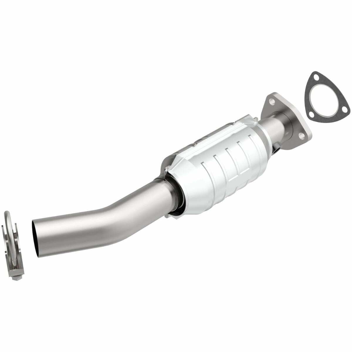 MagnaFlow direct-fit catalytic converter fits 2004-2005 Suzuki Forenza and 2005 Suzuki Reno, this and 2004-2005 Suzuki Forenza 2.0L stainless steel CARB compliant 557812