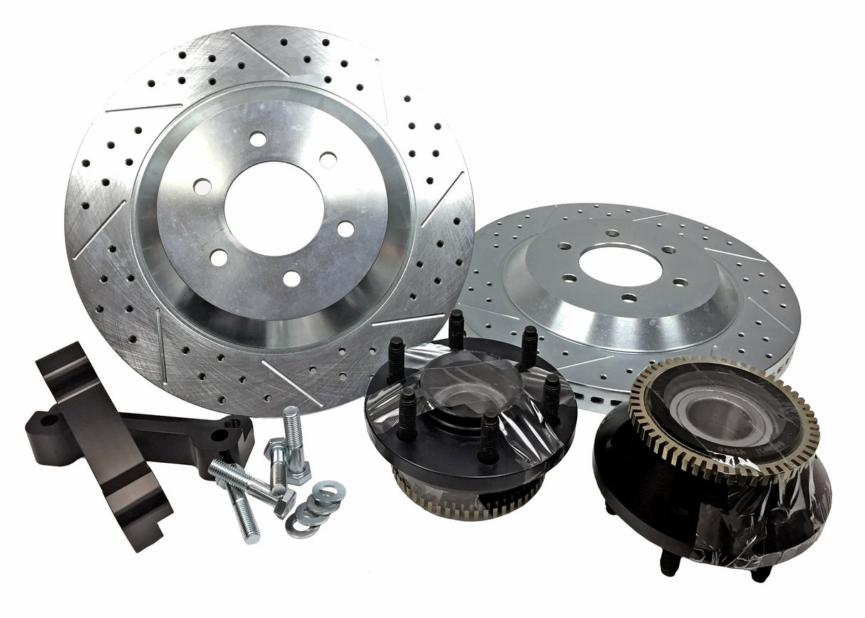 2004-2008 F-150 BIG Claw Disc Brake Rotors Front 2261029 slotted