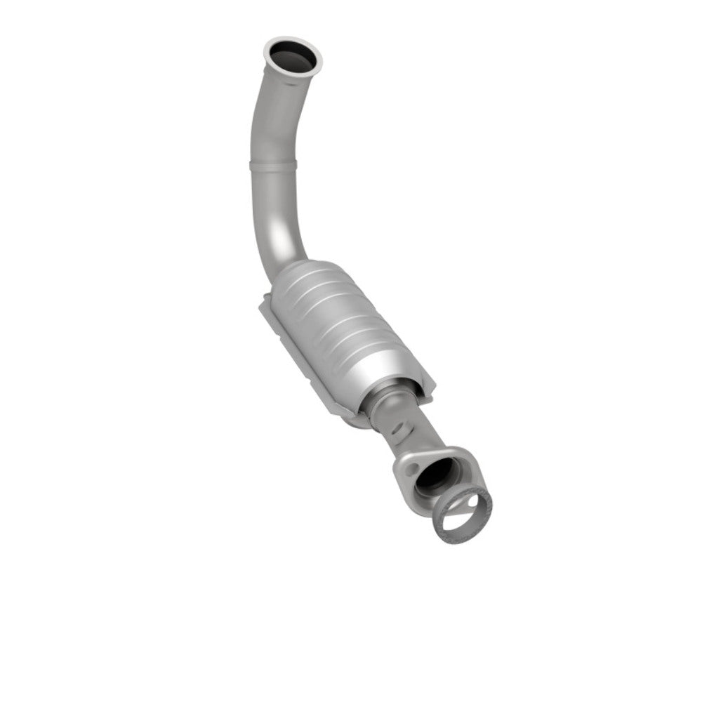 MagnaFlow direct-fit catalytic converter fits 2004 Liberty passenger side frt passenger side stainless steel Federal EPA compliant OBDII 93383