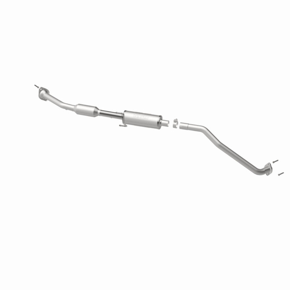 MagnaFlow direct-fit catalytic converter fits 2005-2006 Toyota Corolla, 2003-2006 Toyota Matrix, and more, this and 2005-2006 Corolla stainless steel CARB compliant 52458