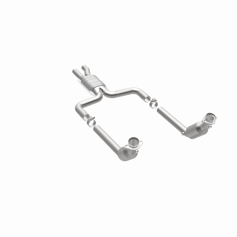 MagnaFlow direct-fit catalytic converter fits 2005-2006 Lincoln LS and 2005 Ford Thunderbird. Hardware is included to eliminate the hassle of working with corroded factory parts an