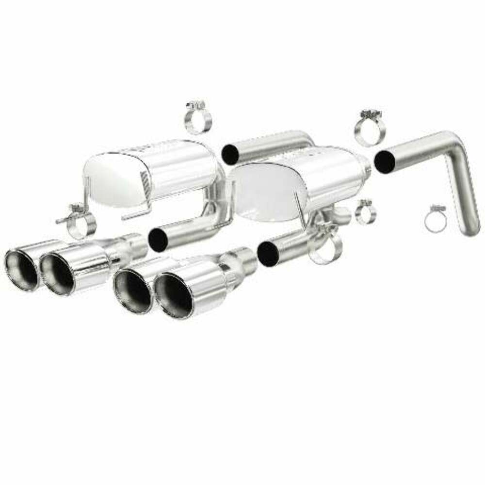 MagnaFlow axle-back exhaust system for 2005-2008 Chevy Corvette stainless steel polished 15886