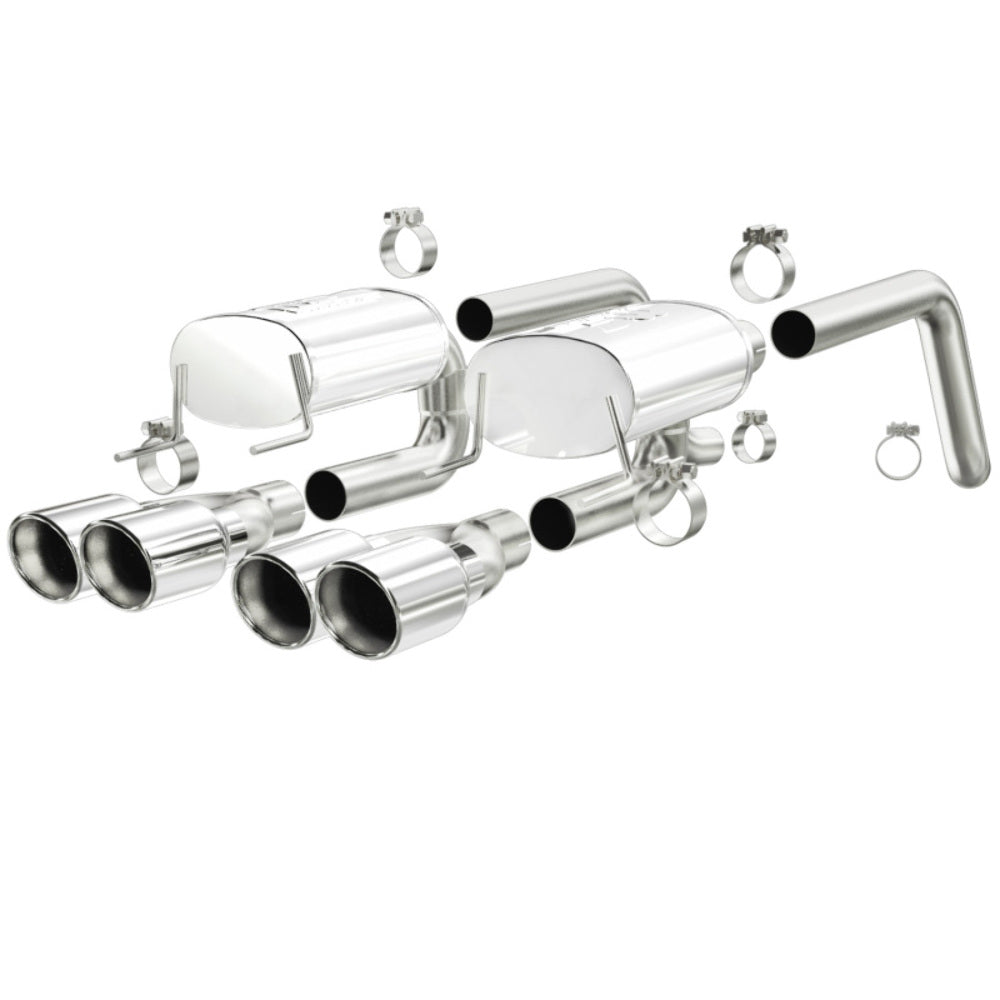 MagnaFlow axle-back exhaust system for 2005-2008 Chevy Corvette stainless steel polished 15886