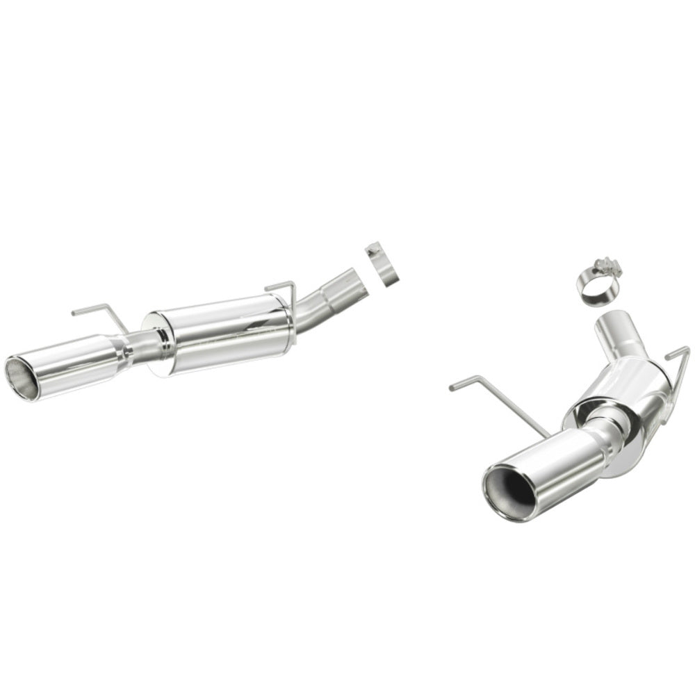 MagnaFlow axle-back exhaust system for 2007-2009 Ford Mustang stainless steel polished 16793