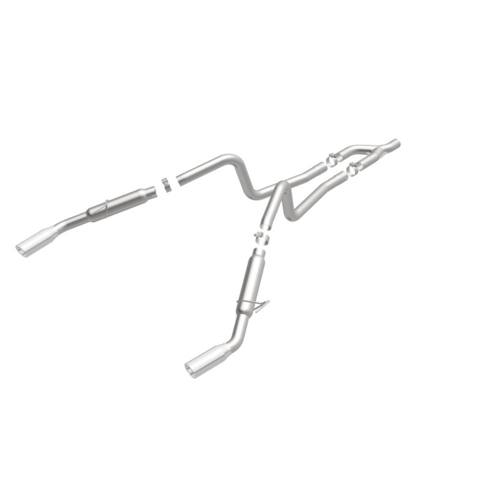 MagnaFlow cat-back exhaust system for 2005-2009 Ford Mustang stainless steel polished 16605