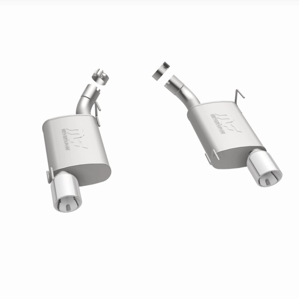 MagnaFlow axle-back exhaust system for 2007-2009 Ford Mustang stainless steel polished 15882