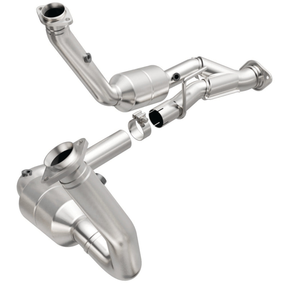 MagnaFlow direct-fit catalytic converter for 2005-2010 Jeep Grand Cherokee stainless steel Federal EPA compliant OBDII 24490