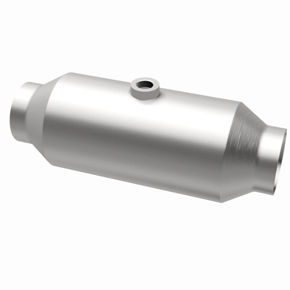 MagnaFlow universal catalytic converter 2.5 inch inlet/outlet stainless steel CARB compliant 5461336