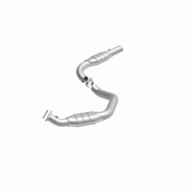 MagnaFlow direct-fit catalytic converter fits 2006 Chevrolet Express 3500, 2006 GMC Savana 3500, and additional vehicles and 2006 Chevrolet Express 2500 4.8L stainless steel CARB c