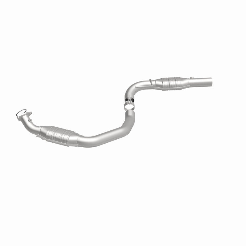 MagnaFlow direct-fit catalytic converter fits 2006 Chevrolet Express 3500, 2006 GMC Savana 3500, and additional vehicles and 2006 Chevrolet Express 2500 4.8L stainless steel CARB c