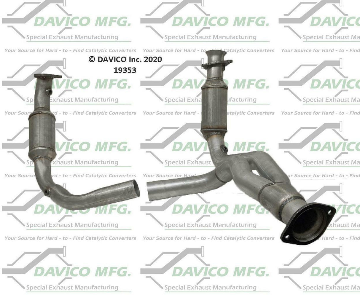 t 2006 Chevrolet Silverado 1500 Catalytic Converter 19353 Davico Mfg