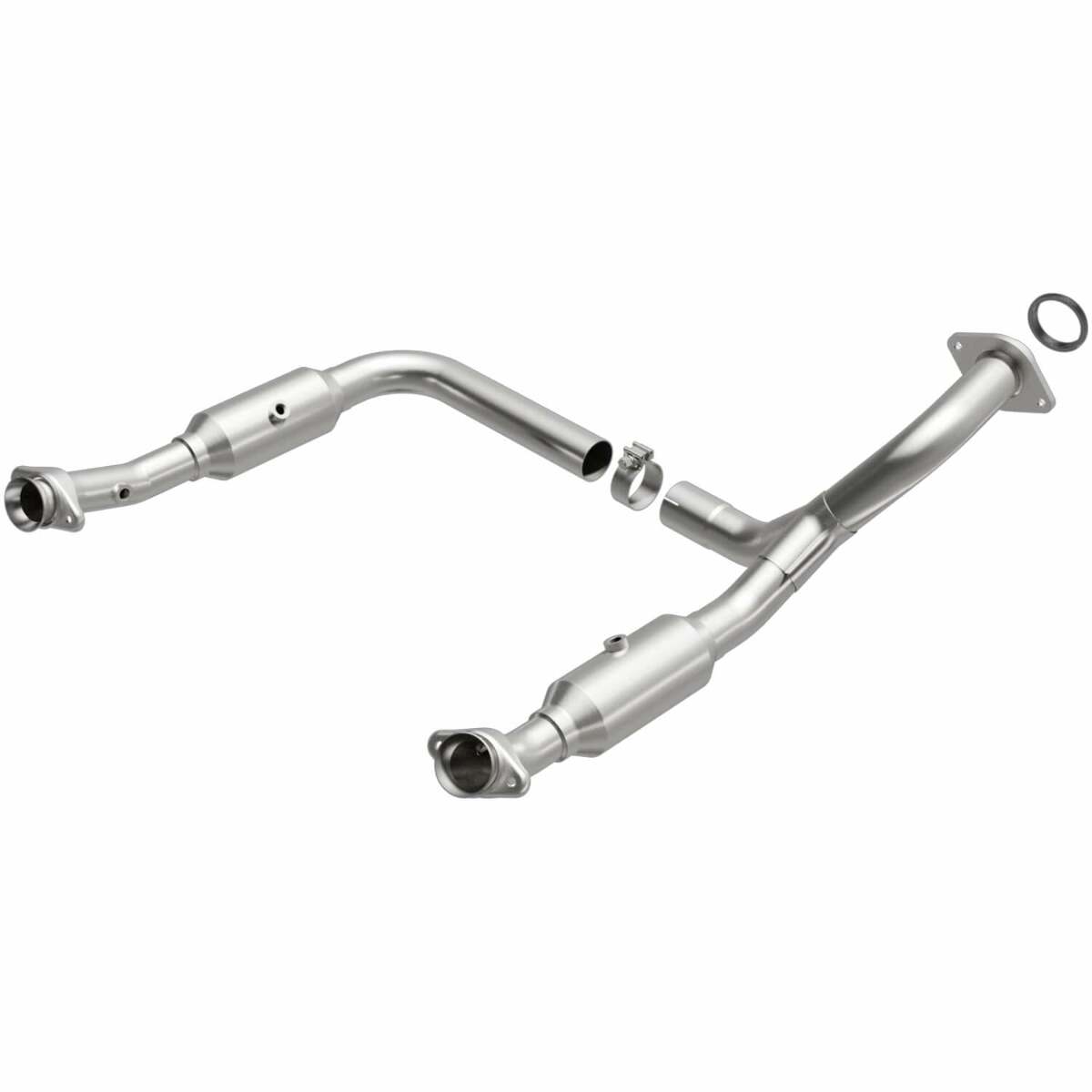 MagnaFlow direct-fit catalytic converter fits 2006 Ford Explorer and 2006 Mercury Mountaineer and 2006 Ford Explorer 4.6L stainless steel CARB compliant 5451672