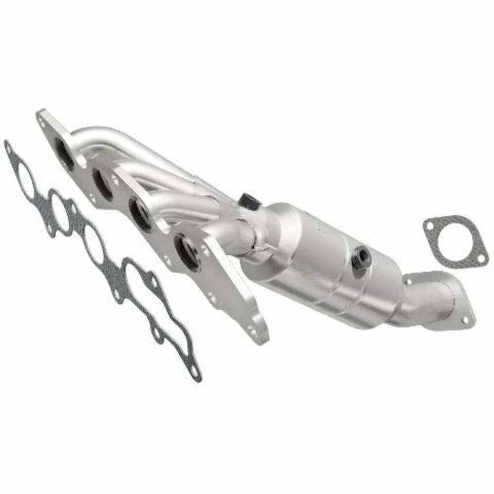MagnaFlow direct-fit catalytic converter fits 2006-2009 Ford Fusion and Mercury Milan, this and 2006 Ford Fusion 2.3L stainless steel CARB compliant OBDII 49203